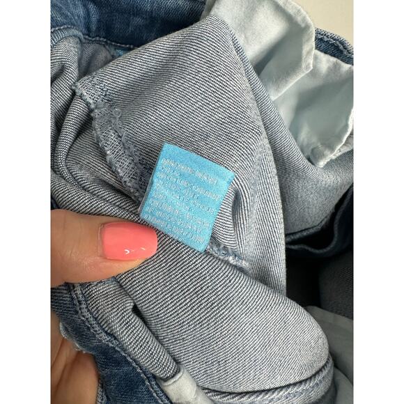 J. McLaughlin Women's Medium Wash Yara Zipper Pocket Straight Leg Jeans 2 - Picture 11 of 11